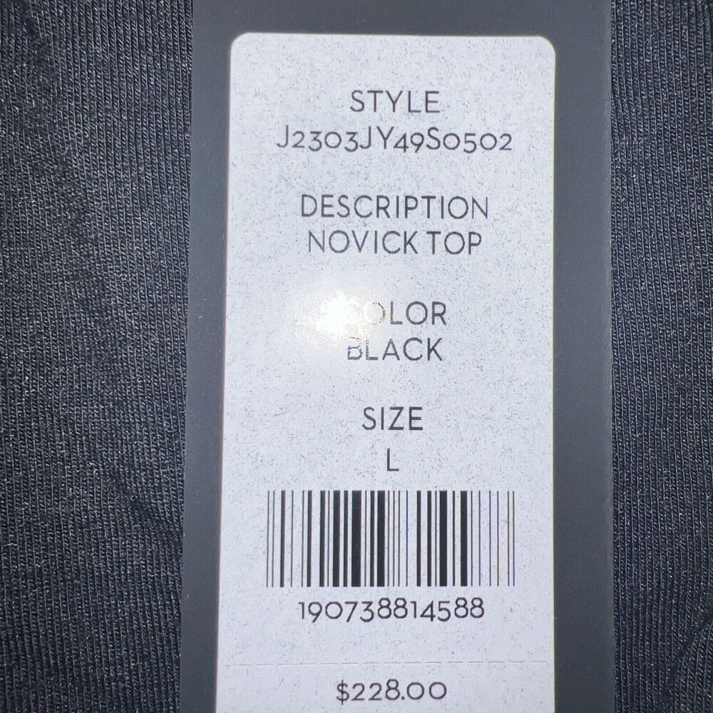 Veronica Beard Black Halter Twist Neck Blouse - Picture 3 of 13